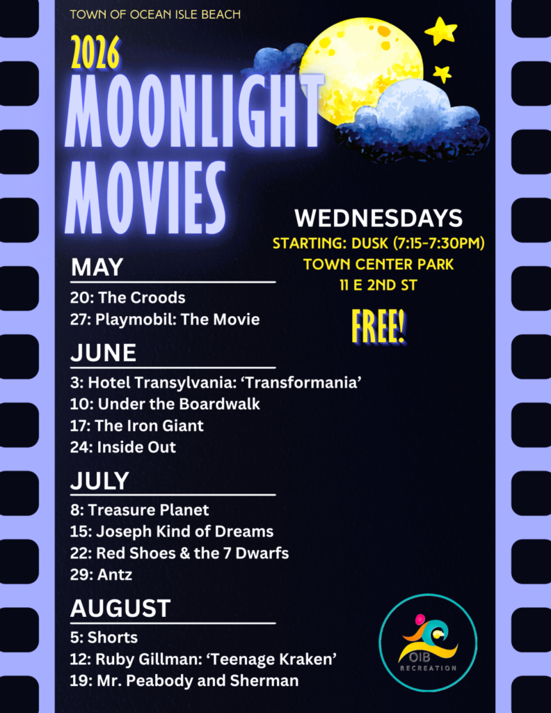 OIB Movies in the Park moonlight movies summer family movies