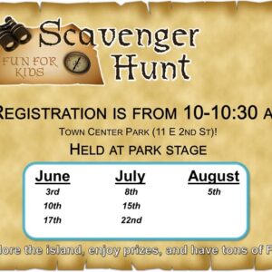 Ocean Isle Beach scavenger hunt summer